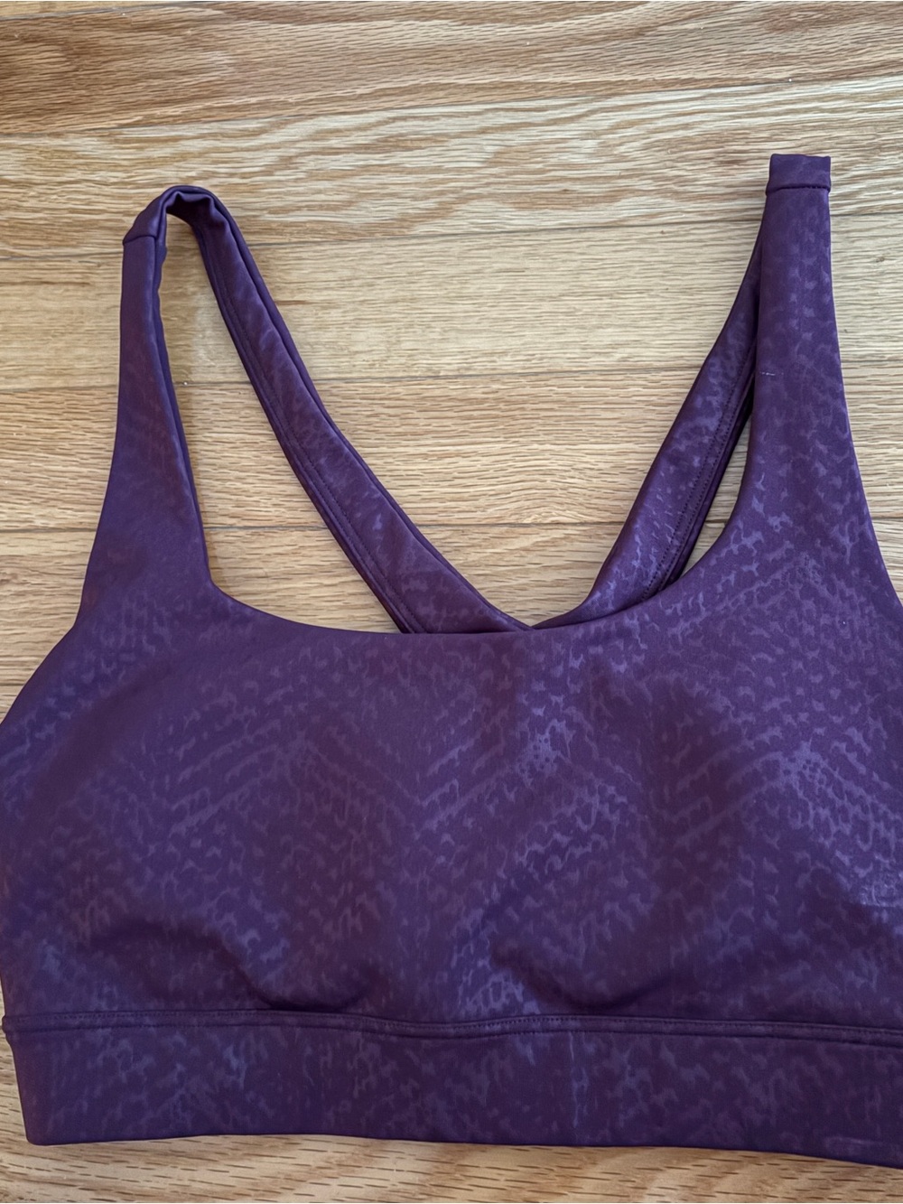 GAP Plum Purple Racerback Sports Bra